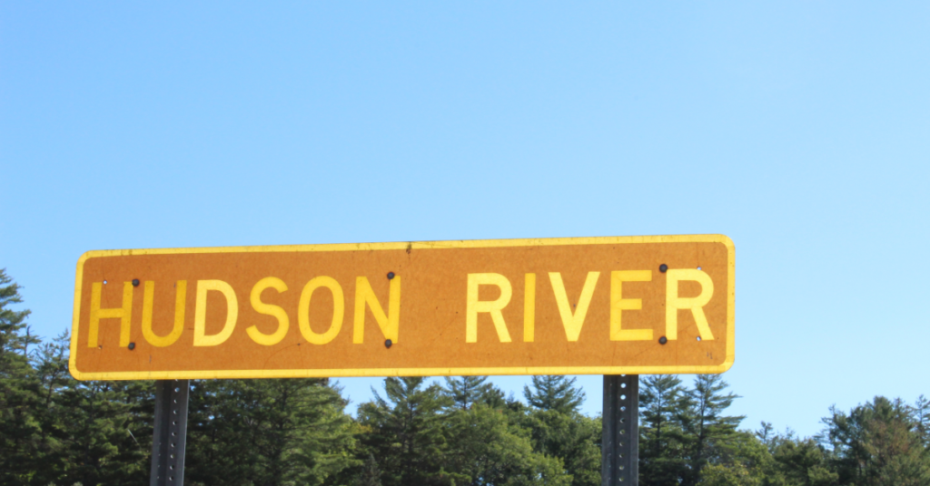 Hudson River Sign, Riparius, NY