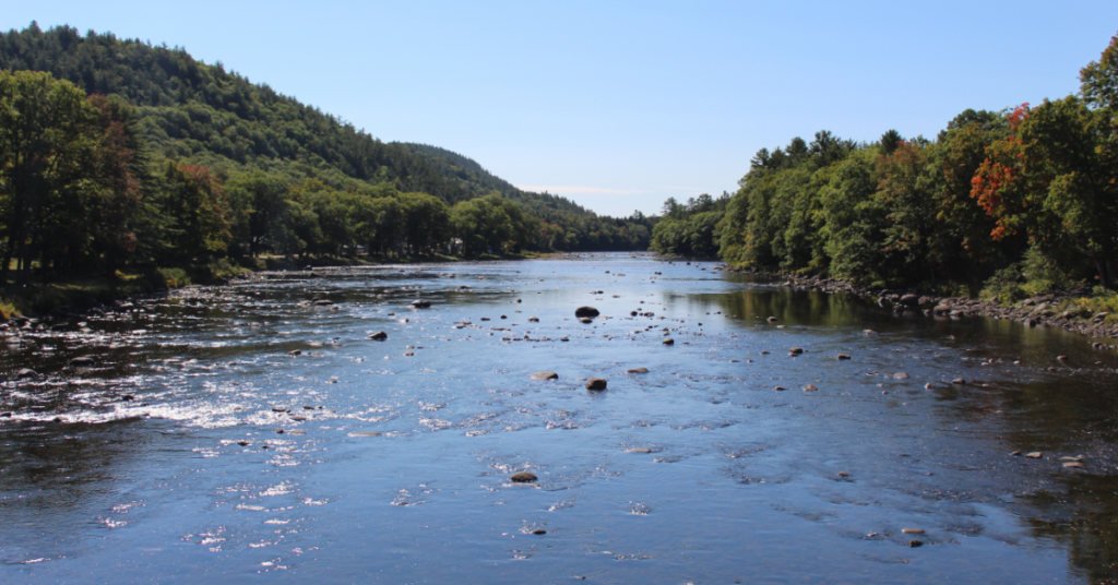 Hudson River From Riparius Bridge, Riparius, NY