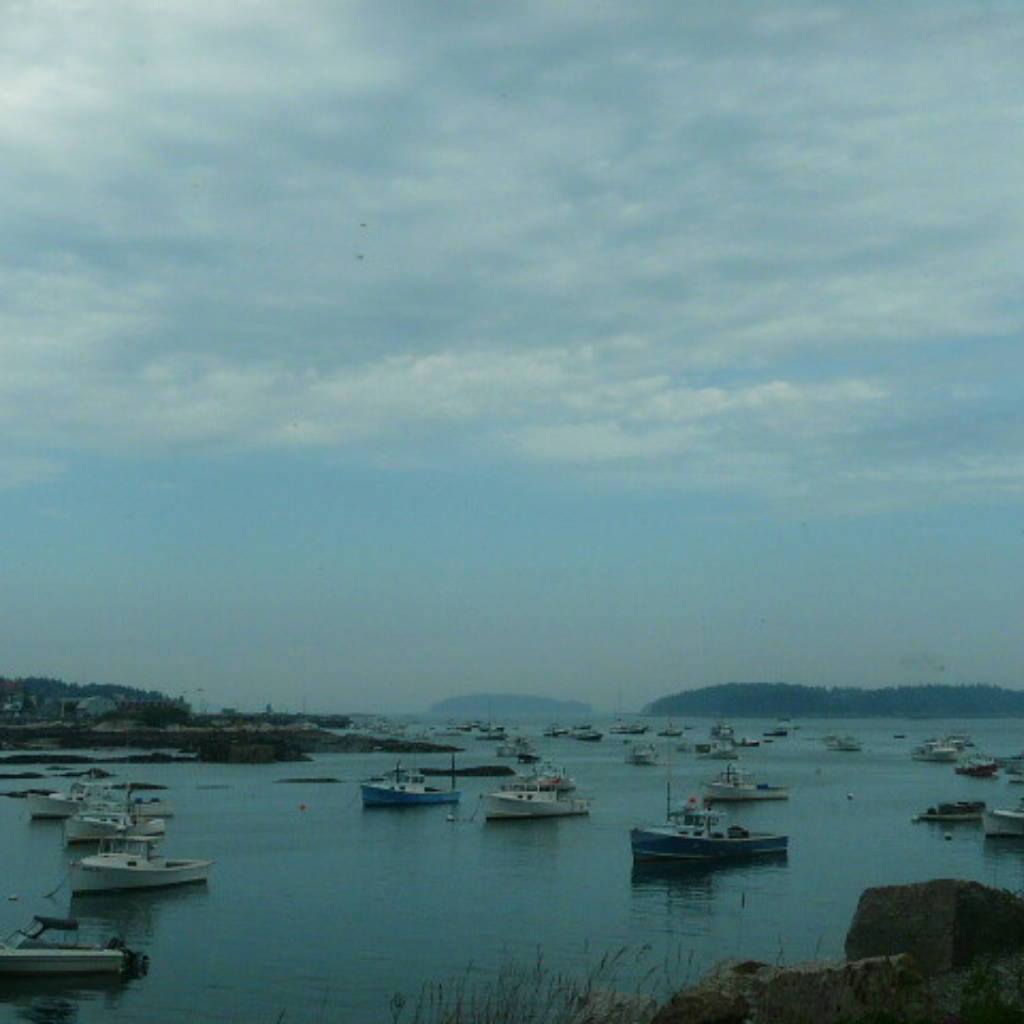 A harbor that does deep sea fishing trips in Maine