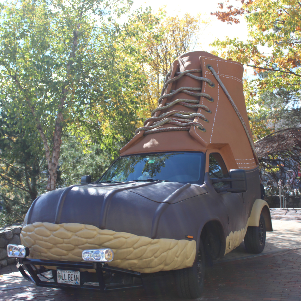 LL Bean Mobile in Maine in November